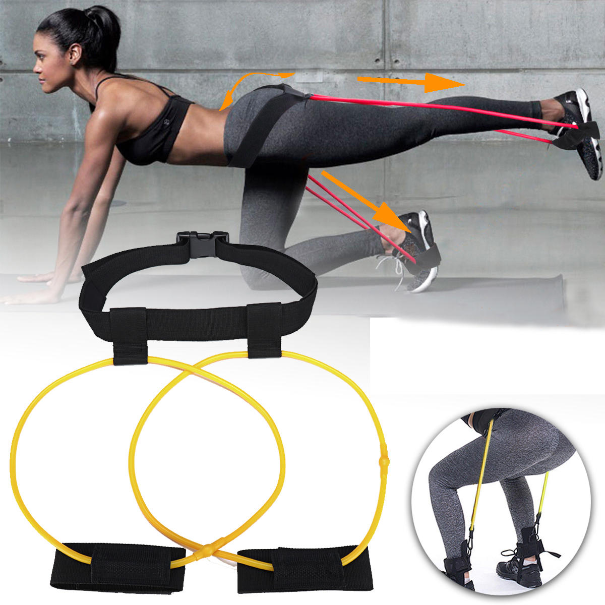 ToneUp Resistance Workout Band for Hips, Thighs, Glutes and Legs, 10 lbs